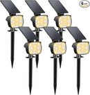 Kaxiida Solar Lights Outdoor Waterproof - 2025 Upgrade 3 Level Ultra Bright Spot Lights Uplights, LED Landscape Spotlight for Tree, Pathway, Wall, Adjustable Solar Panel Auto On/Off by CozyNest Decor