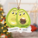 Pregnancy Ornament for Expecting 2025, Cute Avocado Ornaments for Christmas Tree, Baby Bump Ornament Gift, Christmas Ornaments 2025, Baby Coming Soon, Pregnancy Announcement Keepsake, Baby Gifts by TinyTreasures Baby Boutique
