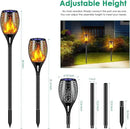 TomCare Solar Lights Outdoor 99 LED Higher & Larger Flickering Flame Solar Torch Lights 43" Waterproof Outdoor Lighting Solar Powered Pathway Lights Christmas Decorations for Garden Patio Yard, 4Pack by GreenHaven Gardens