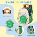 SUN EIGHT Kids Backpack with Plush Toy – Cute & Durable School Bag for Toddlers and Kindergarten by TinyTreasures Baby Boutique