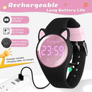 Kids Watches for Girls Boys Digital Sport Watch with Step Counter Pedometer Vibration Alarm Clock, No App Waterproof Fitness Tracker Kids Watch Boys Girls Teens Students Ages 5-16 by TinyTreasures Baby Boutique