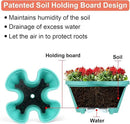 Vertical Planter 3 Tier Stackable Planters Garden Planters Strawberry Herb Flower and Vegetable Planter Indoor Outdoor Gardening Pots with Removable Wheels and Tools by GreenHaven Gardens