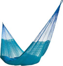 Hammocks Rada Mayan-Made Matrimonial Yucatan Hammock - Two Person Hammock - Artisan Crafted in Central America - Fits 12.5 to 13 Feet Hammock Stand - Up to 550 Pounds, Sky Blue - Hanging Bed by GreenHaven Gardens