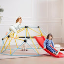 VEVOR Climbing Dome, 8FT Geometric Dome Climber with Slide, Jungle Gym Supports 600LBS and Easy Assembly for Kids 3 to 9 Years Old, with Climbing Grip, Outdoor and Indoor Play Equipment for Kids by TinyTreasures Baby Boutique