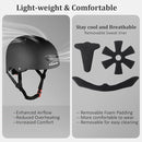 KAMUGO Kids Adjustable Helmet, with Sports Protective Gear Set Knee Elbow Wrist Pads for Toddler Age 2-8 Boys Girls, Bike Skateboard Hoverboard Scooter Rollerblading Helmet Set by TinyTreasures Baby Boutique