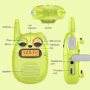 Qniglo Walkie Talkies for Kids Rechargeable 2 Pack,Christmas Birthday Gifts Toys for Age 3-12 Boys Girls, Long Range Kids Walky Talky with FM Radios for Family Adventure Camping Hiking Spy Games by TinyTreasures Baby Boutique