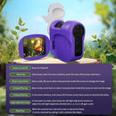 1600X Handheld Microscope for Kids 2" IPS Screen Kit Mini Pocket Digital Microscopes STEM Science with Slides Photo Video Rechargeable Portable Scope Gift for Ages 6-12 (Purple) by TinyTreasures Baby Boutique