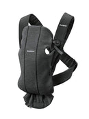 BabyBjörn Baby Carrier Mini, Charcoal Gray, 3D Jersey | Infant Carrier (7-25 lbs), Ergonomic, Easy-to-Use by TinyTreasures Baby Boutique