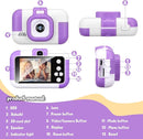 SUZIYO Children Camera, Birthday Electronic Toys for Kids, Upgrade Toddlers Selfie Digital Camcorder 1080P for Age 4-7 Years Old Boys Girls with 32G SD Card, Purple by TinyTreasures Baby Boutique