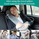 Travel Pillow Upgraded Version of Aircraft Travel Neck Pillow with Storage Bag, Sleep Pillows for Travel by Train, Car, or Plane, Supporting The Head and Body, Travel Pillow for Kids Blue by TinyTreasures Baby Boutique