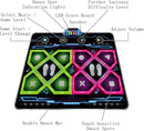 Upgraded 2-Player Kids Dance Mat, Interactive Electronic Dance Pad for Girls &Boys Ages 3-12, Premium Speaker with Built-in Adjustable Volume Music, Ideal Birthday & Holiday Family Dance Game Toy Gift by TinyTreasures Baby Boutique