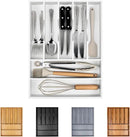 Kitchen Silverware Drawer Organizer and Storage Deep Cookware Utensil Cutlery Rack Office Drawer Organizer Tray Amazon Basics Kitchen Home Gadgets Rv Storage Solutions Wedding Registry Must Haves 2025 by CozyNest Decor