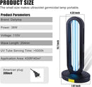 UV Light Sanitizer with Ozone,Ultraviolet Light Sanitizer for Room,UVO Lamp with Remote Control,Home Disinfection Device,15/30/60 Minutes Timer by CozyNest Decor