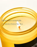 M&SENSE Limocello Summer Scented Candle, 7.05oz 50 Hours Long Lasting Burn Non Toxic Natural Soy Wax Lemon Highly Scented for Home Decor, 2 Wick Relaxing Candle Gifts for Yoga Spa Meditation by CozyNest Decor