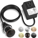 Garbage Disposal Air Switch Kit, UL Certified Professional Garbage Disposal Switch Button Power Module, Sink Top Waste Disposer On/Off Switch by CozyNest Decor