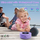 XLEADER Mini Bluetooth Speaker (Travel Case Provided) HD Sound&Rich Bass, Touch Design, 12-15H Playtime, Support Aux Input, Micro SD, Mic, Small, for iPhone Laptop Shower Office, Ideal Gifts, Purple by TinyTreasures Baby Boutique