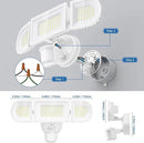 150W Motion Sensor Lights Outdoor for Outside, 15000LM LED Flood Lights Outdoor Wired Dusk to Dawn, Exterior Security Floodlight Fixture Waterproof IP65, Outdoor Lighting for House, Garage 2 Pack by GreenHaven Gardens
