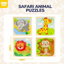 TOY Life Wooden Puzzles for Toddlers 2-4, Toddler Montessori Toys for 1 2 3 Year Old Boys Girls, Animals Wood Jigsaw Puzzles, Educational Learning Toy Kids Puzzle, Best Gifts for Baby Age 1-3 2-4 by TinyTreasures Baby Boutique