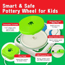 Pottery Wheel for Kids, Ceramic Art Pottery Painting Kit for Kids Ages 3-12 by TinyTreasures Baby Boutique