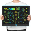 Hockvill LCD Writing Tablet for Kids 16 Inch, Toys for Girls Boys Drawing Pad for 3 4 5 6 7 8 Year Old Kid, Toddler Magnetic Doodle Board Travel Essentials Christmas Birthday for Children (Blue) by TinyTreasures Baby Boutique
