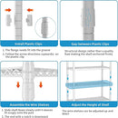 Over Washer and Dryer Shelves,2 Tier Adjustable Height Wire Shelving Laundry Room Storage Organization Clothes Drying Rack with Hanger Rod&Hooks,Space Saving Organizers Shelf,White by CozyNest Decor