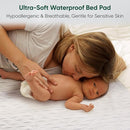 Bed Pads Washable Waterproof, King (76" x 36", Pack of 2) Incontinence Bed Pads & Pee Pads, Perfect for Kids, Adults and Elderly by TinyTreasures Baby Boutique