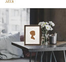 AELS 8x10 Inch Vintage Picture Frame, Elegant Antique Photo Frames with Glass Front, Photo Display, Tabletop Wall Hanging, Gift Ideas, Black with Gold Trim by CozyNest Decor