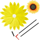 6pcs Sunflower Lawn Pinwheels Wind Spinners Large Windmill Pinwheel for Garden,Yard, Party Outdoor Decor (Sunflower Pinwheels) by GreenHaven Gardens