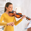 Vangoa 3/4 Violin Beginner Acoustic Violin Fiddle Three Quarters Starter Set for Students with Violin Case, Rosin, Shoulder Rest, Tuner, Strings, Violin Bow, Fingerboard Sticker, Mute, Natural by TinyTreasures Baby Boutique