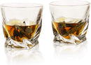Whiskey Stones Gift Set, 2 Twisted Glasses