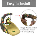 Tortoise On The Swing Gutter Downspout Extension Decoration,Rain Downspout Diverter Garden Statue,Decorative Gutter Extension,Downspout Splash Block,Animal Resin Statue Outdoor Décor by GreenHaven Gardens