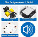 AquaMiracle Pond Aeration Kit Pond Air Pump Koi Pond Aerator for Pond up to 3000 Gallons Pond Deicer All-in-One Pond Aeration System with 4-Outlet Airline Tubing Air Stones Check Valves