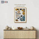 VCK 22x28 Oak Poster Frame 3 Pack, Natural Solid Wood Picture Frames, Wall Mounting Hanging by CozyNest Decor