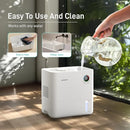 Evaporative Humidifier for Bedroom, 5L Quiet No Mist Humidifier With Aroma Diffuser, 14H Timer, Top-Fill, 5 Speed, No White Dust, Easy to Clean, for Baby, Nursery, Home & Office by TinyTreasures Baby Boutique