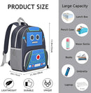 Toddler Backpack for Boys 3-8: Preschool Kindergarten Backpack - Cute Kids Backpacks for Boys-Robot by TinyTreasures Baby Boutique