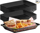 TableCraft Products C1079BK Cash and Carry Grande Basket, Large, Black (Pack of 12) by GreenHaven Gardens
