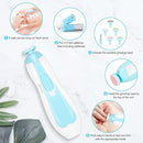 Baby Nail Trimmer Electric-12 in 1 Baby Nail Clippers Safe Baby Nail File Kit with a Nail Clipper, Scissor, Tweezers, and Nail Files by TinyTreasures Baby Boutique