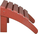 WestinTrends Outdoor Ottoman, Patio Adirondack Ottoman Foot Rest, All Weather Poly Lumber Folding Foot Stool for Adirondack Chair, Widely Used for Outside Porch Pool Lawn Backyard, Red by CozyNest Decor