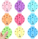 9 Pcs Math Fidget Spinners, Math Fidget Toy for Kids, Learn Multiplication and Division with The Math Spinners, Math Game for Home Classroom Prizes by TinyTreasures Baby Boutique