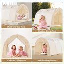INFANS Kids Bed Tent with Glow in The Dark, Portable Children Playhouse Privacy Space Twin with Mat Star Light Double Net Curtain, Indoor Outdoor Princess Tents Castle for Boys Girls by TinyTreasures Baby Boutique