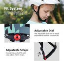 Kids Bike Helmet, Youth Toddler Boys Girls Helmets, 2 Size Adjustable for Ages 2-3-5-8-14 Years, Child Helmet with Visor and LED Light, Lightweight Multi-Sport Bicycle Scooter Cycling Helmets by TinyTreasures Baby Boutique