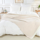 NNEXHOME PRO Soft Blanket for Women, Cozy Blanket Warm Reversible Knit Lightweight Throws for Sofa Bed, Picnic, Heather Ivory, Twin Size 60 x 80 inches by TinyTreasures Baby Boutique