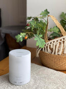 ASAKUKI Essential Oil Diffuser, 5-in-1 Quiet Humidifier, Home Fragrance Aroma Diffuser with 7 LED Color Changing Light and Auto-Off Switch (Pure White) by TinyTreasures Baby Boutique