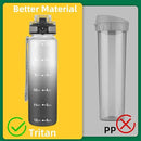 OLDLEY 32 oz Water Bottle, Motivational Water Bottle with Time Marker, Sports Water Bottle With Strap, Leakproof & BPA Free Large Water Bottles for School, Gym, Travel, Outdoor, Tritan,White&Black by CozyNest Decor