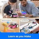 Makeblock mBot Robot Kit, STEM Projects for Kids Ages 8-12 Learn to Code with Scratch Arduino, Robot Kit for Kids, Computer Programming for Beginners Gift for Boys and Girls 8 Pink by TinyTreasures Baby Boutique