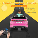 Hetoy Kids Ride On Car with Remote, Licensed Land Rover Kids Electric Car, Ride On Toys for Kids 3-8 with Mp3 Player, Rocking, Pull Rod, Pink by TinyTreasures Baby Boutique
