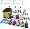 Walkie Talkies Rechargeable for Adults Long Range with Earpiece NOAA Weather Alert, Multi-purpose 2 Way Radio 6 Pack for Team Work Senior Care Kid Adventure Family Camping Hiking Skiing Cruise by TinyTreasures Baby Boutique