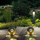 2 Pack Solar Lanterns Outdoor Hanging, Metal Table Solar Lanterns Outdoor Waterproof with Handle, LED Solar Lantern for Patio Lawn Tabletop Decor Christmas Gifts by GreenHaven Gardens