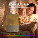 raydrop Humidifiers for Bedroom, 3.0L Cool Mist Humidifiers for Large Room & Home, Top Fill Air Humidifier for Baby Nursery & Plants, Essential Oil Diffuser with Color Lights, Timer, Auto Shut-Off by TinyTreasures Baby Boutique