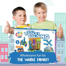 Thames & Kosmos Kids First: Intro to Tools & Building STEM Experiment Kit for Ages 3+ | Build 6 Models, Learn Basic Mechanical Engineering Principles | Make Your Own Workbench with Durable Parts by TinyTreasures Baby Boutique